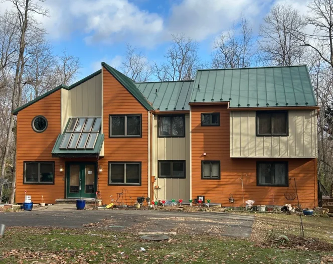 house with new painting